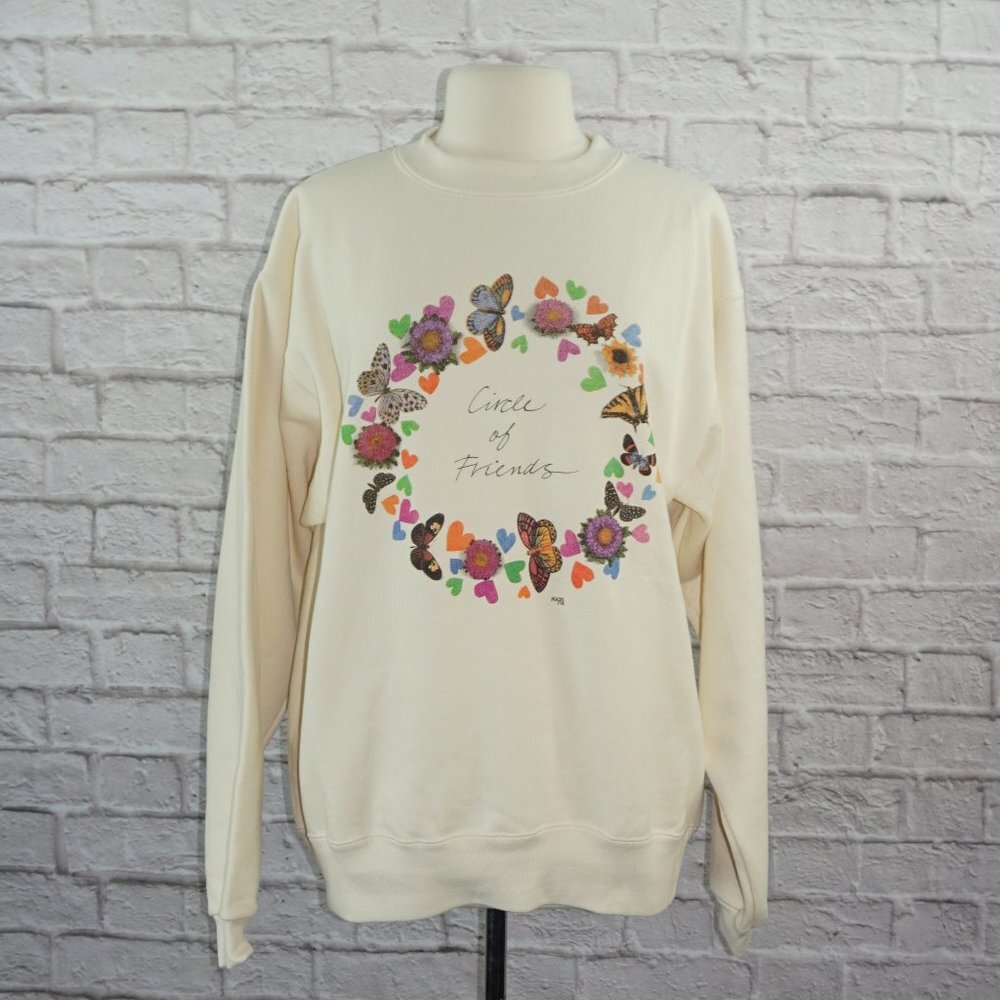 Vintage 90s Butterfly Heart Sweatshirt